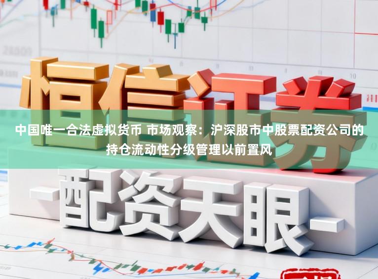中国唯一合法虚拟货币 市场观察：沪深股市中股票配资公司的持仓流动性分级管理以前置风