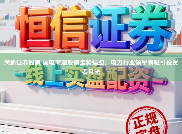 海通证券股票 国电南瑞股票走势强劲,电力行业领军者吸引投资者目光