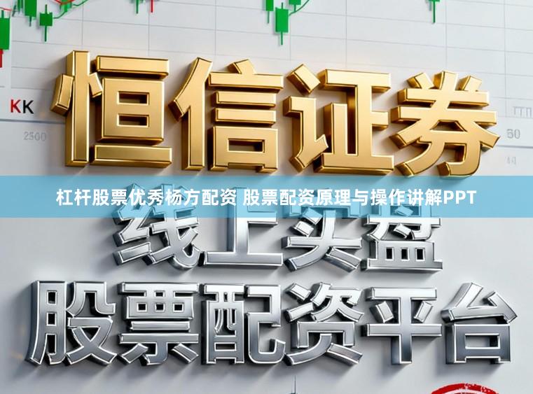 杠杆股票优秀杨方配资 股票配资原理与操作讲解PPT